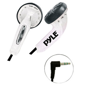 Pyle PEBH25 Ultra Slim In-Ear Ear-Buds Stereo Bass Headphones, White: Picture 1 regular