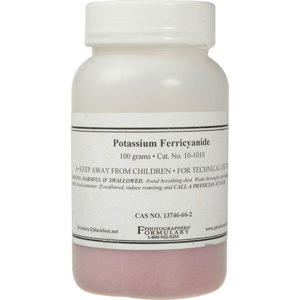 Photographers' Formulary Potassium Ferricyanide 100 grams 101010