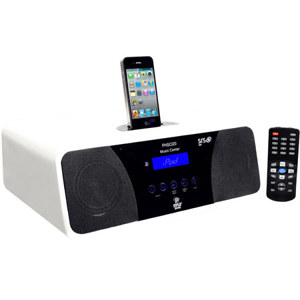 Pyle iPod/iPhone Alarm Clock Radio PHSCI20W