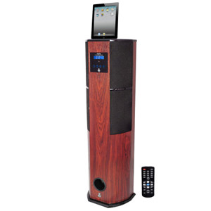 Pyle PHST96IP 600 Watt Digital 2.1 Channel Home Theater Tower PHST96IPCW