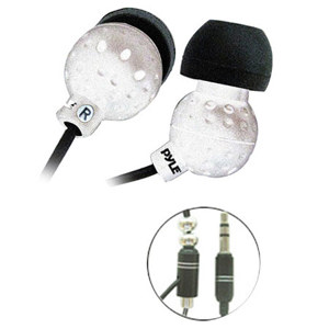 PyleHome PIEH30 Ultra Slim In-Ear Ear-Buds Stereo Bass Headphones PIEH30W