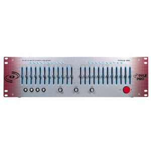 Pyle Pro PPEQ86 Dual Channel 12 Band Graphic Equalizer PPEQ86