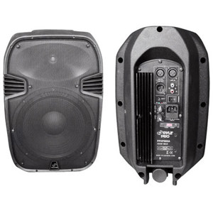 Pyle PPHP885A 400 Watts 8" Powered 2 Way Plastic Molded Speaker System PPHP885A