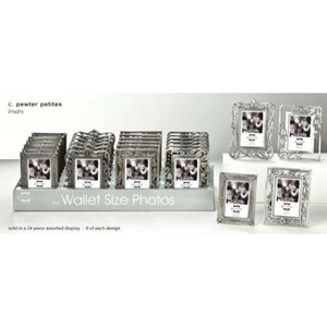 Prinz Pewter Petities Metal Frame for 2.5x3.5in Photo: Picture 1 regular