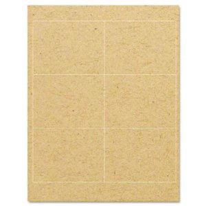 ReBinder LB-4X3-B6CS25 4x3in ReSleeve CD/DVD Labels: Picture 1 regular