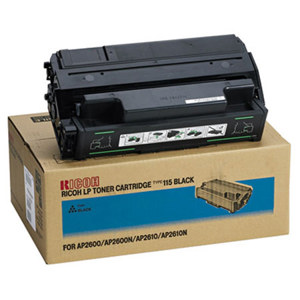  Ricoh Type 115 Black Toner Cartridge, Yields 20000 Pages 