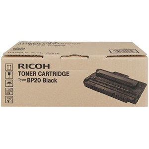  Ricoh Type BP20 Black Toner Cartridge, Yields 5000 Pages 