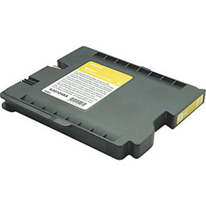  Ricoh Regular Yellow Print Inkjet Cartridge for Aficio GX Series Printers, Up to 1000 Pages Yield 