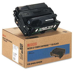  Ricoh Type 120 Black Toner Cartridge, Yields 15000 Pages 