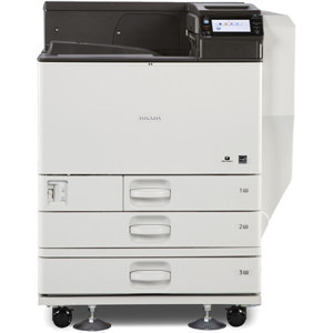  Ricoh Aficio SP C831DN Desktop Color Laser Beam Printer, 55-ppm Printing Speed, 1200x1200 dpi Print Resolution, 500 Sheets Output Capacity 