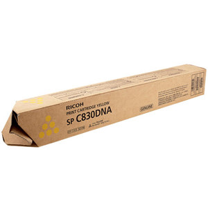  Ricoh C830DNHA Yellow Toner Cartridge, 25500 Pages Yield 
