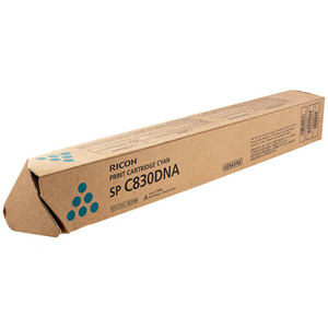  Ricoh C830DNHA Cyan Toner Cartridge, 25500 Pages Yield 