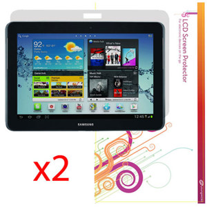rooCASE Anti-Glare Screen Protectors for Samsung GALAXY Tab 2 10.1, 2 Pack: Picture 1 regular