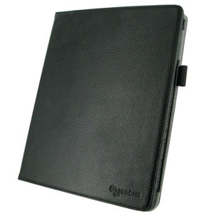 rooCASE Dual-Axis Leather Folio Case Cover for iPad 2 / iPad 3, Black: Picture 1 regular