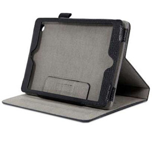 rooCASE Dual-View Leather Case Cover for iPad Mini, Black: Picture 1 regular