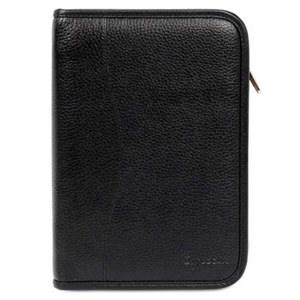 rooCASE Executive Portfolio Leather Case Cover for iPad Mini, Black: Picture 1 regular