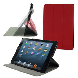 rooCASE Slimline Lightweight Shell Case for Apple iPad Mini, Red: Picture 1 regular