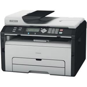  Ricoh Aficio SP 204SN Black&White Multifunction Laser Printer, 23ppm, 1200x600 dpi Print, 151 Sheets Input Capacity, Ethernet/USB - Print, Copy, Scan 