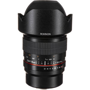 Rokinon 10mm f/2.8 ED AS NCS CS Lens for Micro Four Thirds Mount 
