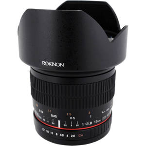 Rokinon 10mm f/2.8 ED AS NCS CS Lens for Nikon F Mount, Manual Focus 
