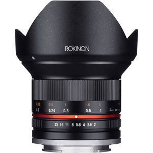  Rokinon 12mm f/2.0 NCS CS Lens for Sony E Mount Nex Series Mirrorless Cameras 