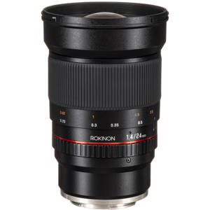  Rokinon 24mm f/1.4 Aspherical Wide Angle Lens for Sony E-mount Nex Series Cameras 