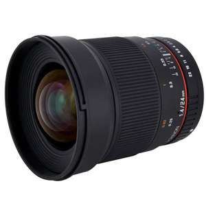  Rokinon 24mm f/1.4 Aspherical Wide Angle Lens for Olympus E Series DSLRs - (Four Thirds System) 