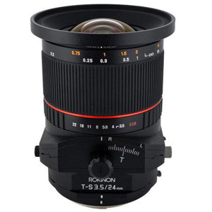  Rokinon TSL24M-P 24mm f/3.5 Tilt Shift Lens for Pentax KAF Camera 
