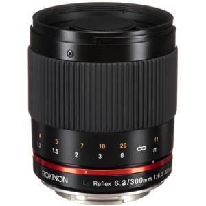  Rokinon Reflex 300mm f/6.3 ED UMC CS Lens for Sony E-Mount, Black 