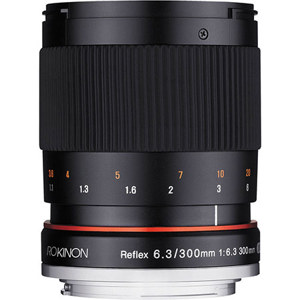  Rokinon 300mm F6.3 Ultra Multi Coated Mirror Lens for Nikon F 