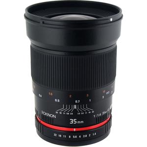  Rokinon 35mm f/1.4 Manual Focus Lens for Sony E-mount Nex Series Cameras 