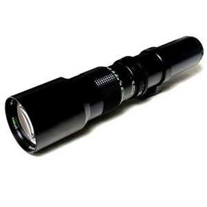  Rokinon 500mm f/8.0 Telephoto T-Mount Lens 