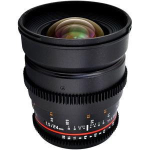  Rokinon 24mm T1.5 Cine Lens for Canon EF-Mount 