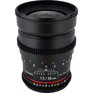  Rokinon 35mm T1.5 Cine Lens for Micro Four Thirds System 