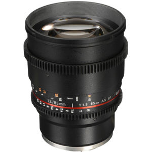  Rokinon 85mm t/1.5 Cine Aspherical Lens for Sony E-Mount 