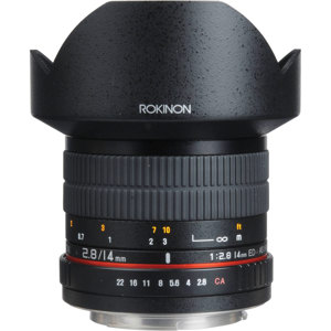  Rokinon 14mm F2.8 IF ED Super Wide Angle Lens for Fuji X Mount 