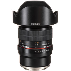  Rokinon 14mm F2.8 AS IF ED UMC Super Wide Angle Lens for Sony E Mount 