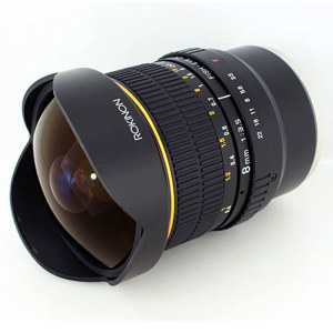  Rokinon 8mm f/3.5 Fisheye CS Lens for Sony E-Mount, NEX & VG10 