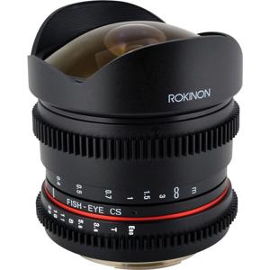  Rokinon 8mm t/3.8 Fisheye Cine Lens for Micro Four Thirds System 