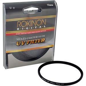  Rokinon 72mm Multi-Coated Slim Pro UV Filter 