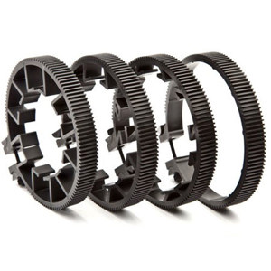  Redrock Micro LensGears Kit with 4 Lens Gears (Size A, B, C and D Black Lens Gear) 