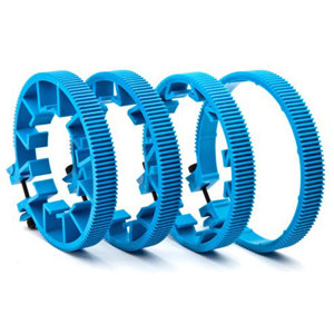 Redrock Micro LensGears Kit with 4 Lens Gears (Size A, B, C and D Blue Lens Gear) 