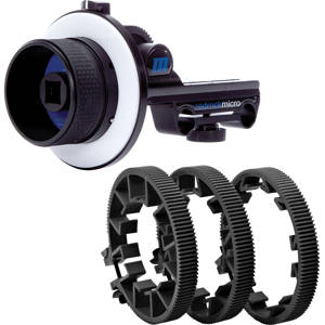  Redrock Micro FollowFocus v2 Indie Bundle with Lens Gear Sizes A,B,C, Color Black 