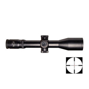  Schmidt & Bender 3-12x50mm Police Marksman II Series Riflescope, Matte Black Finish with Illuminated P3 Mil-Dot Reticle & Adjustable Parallax, 34mm Tube. 