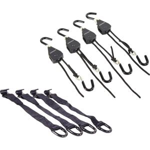  RigWheels Car Mounting Strap & Safety Kit, Includes 4 x Hood Hook, 4 x CineRope 