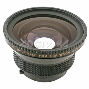  Raynox HD-5050LE Pro High Definition Wide Angle Lens for Camcorders with a 37mm Thread, with 6 Adapter Rings (BLACK) 