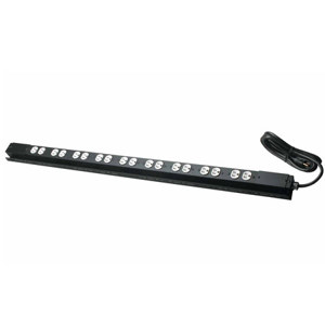 Raxxess Low Profile 12 Duplex 15A, 120V Power Strip with Single Circuit: Picture 1 regular