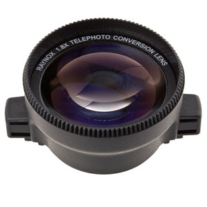  Raynox QC-180 1.8x Telephoto Conversion Lens, snap-on for Camcorders with 34mm to 36mm Filter Threads. 