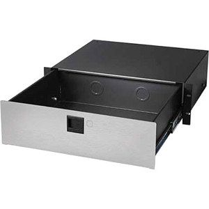 Raxxess 2U Heavy-Duty Rack Drawer with Clear Anodized Finish: Picture 1 regular