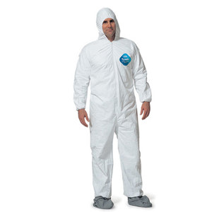  Safariland Tyvek Coveralls (Head & Feet), 3X-Large 